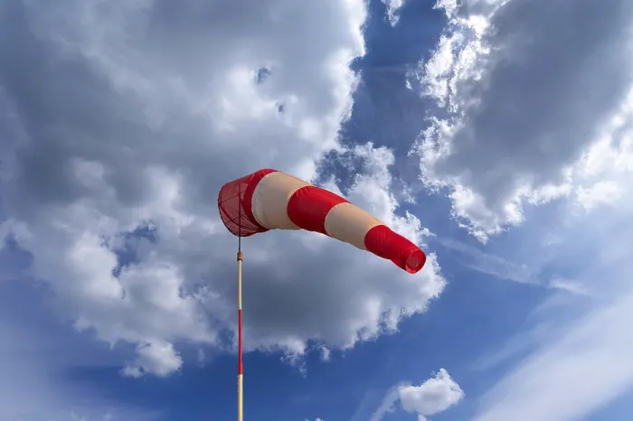 Gerahmter Druck : Windsock auf einem Segelflugplatz. Gerahmter Druck : Windsock auf einem Segelflugplatz.