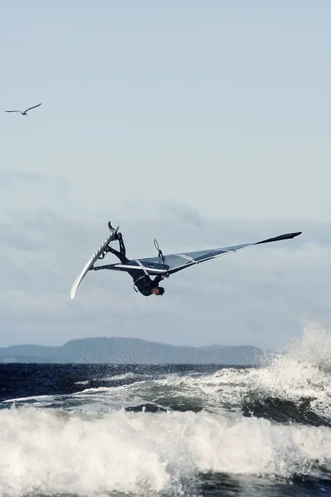 Gerahmter Druck : Windsurfer beim Sprung Gerahmter Druck : Windsurfer beim Sprung
