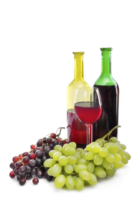 Gerahmter Druck : Wein und Trauben Gerahmter Druck : Wein und Trauben