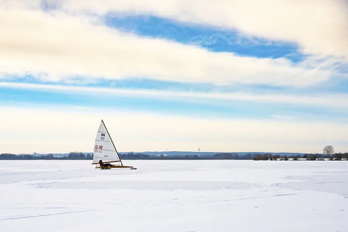 Gerahmter Druck : Winter am Dummer See mit. Gerahmter Druck : Winter am Dummer See mit.