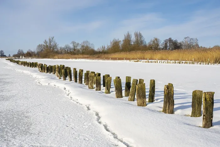 Gerahmter Druck : Winter in Dummer, auf dem Eis, Eickhopen. Gerahmter Druck : Winter in Dummer, auf dem Eis, Eickhopen.