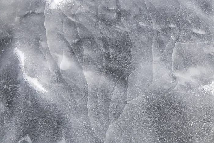 Gerahmter Druck : Winter, Eisschicht, Sankt-Lorenz-Strom Gerahmter Druck : Winter, Eisschicht, Sankt-Lorenz-Strom