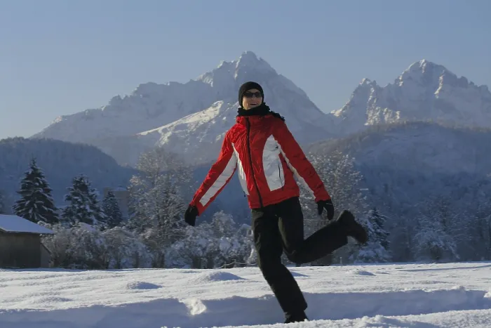 Gerahmter Druck : Winterlandschaft. Ein Landschaft im Alpengebirge. Gerahmter Druck : Winterlandschaft. Ein Landschaft im Alpengebirge.