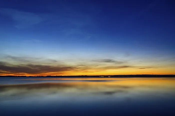 Gerahmter Druck : Sonnenuntergang im Winter am Dummer. Gerahmter Druck : Sonnenuntergang im Winter am Dummer.
