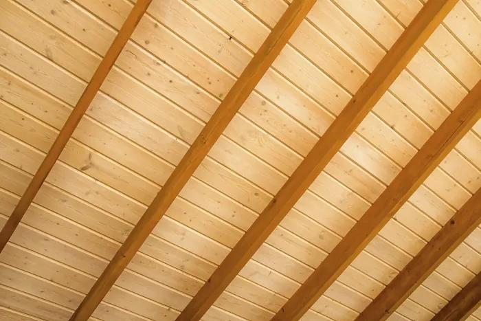 Gerahmter Druck : Holzbalkendecke Gerahmter Druck : Holzbalkendecke
