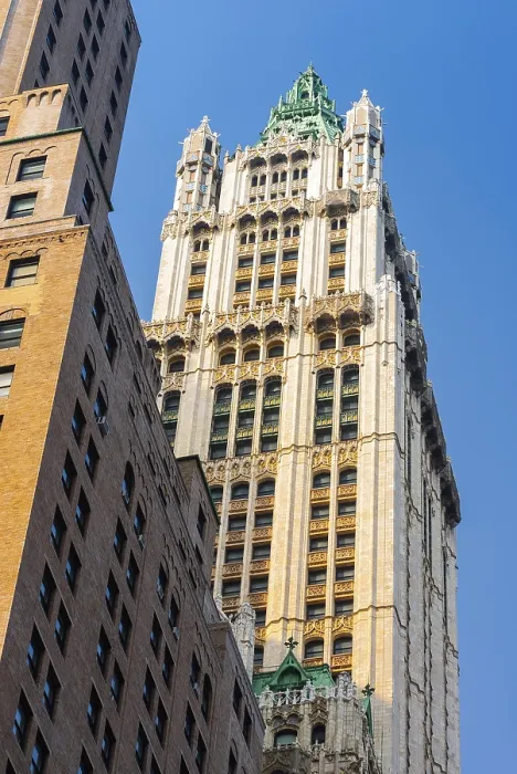 Gerahmter Druck : Woolworth-Building, Wolkenkratzer Gerahmter Druck : Woolworth-Building, Wolkenkratzer