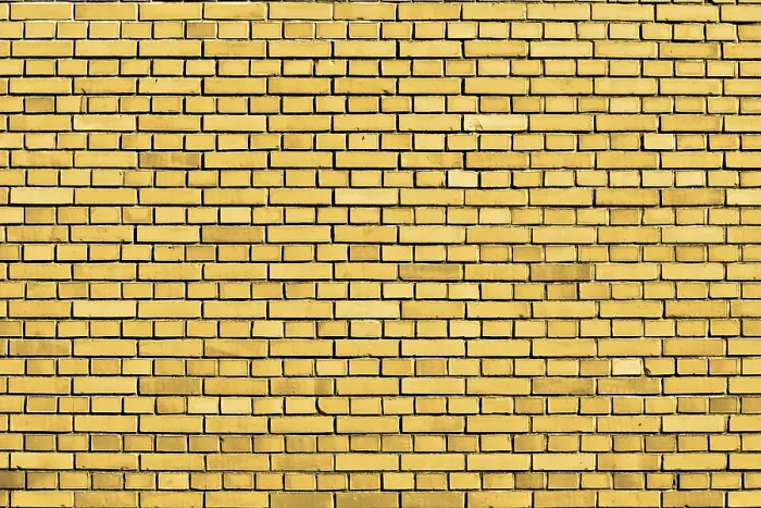 Gerahmter Druck : Gelber Ziegelmauer-Hintergrund Gerahmter Druck : Gelber Ziegelmauer-Hintergrund
