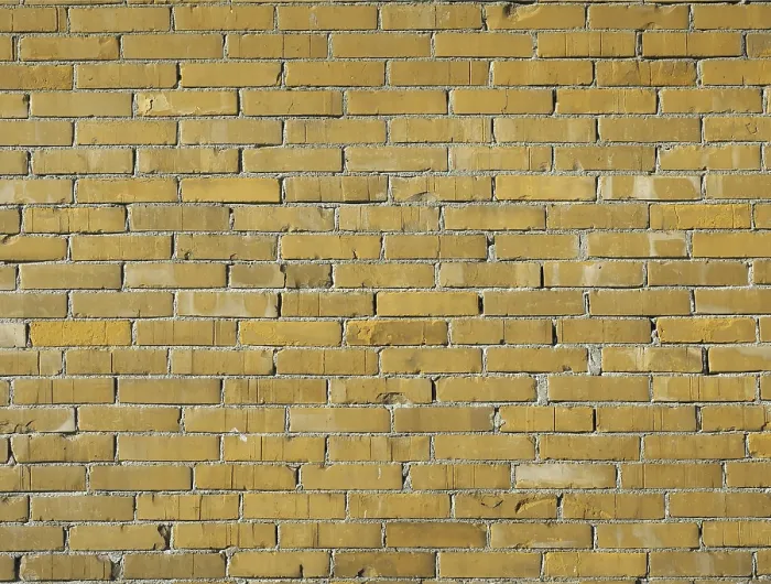Gerahmter Druck : Gelber Ziegelmauerhintergrund Gerahmter Druck : Gelber Ziegelmauerhintergrund