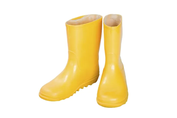 Gerahmter Druck : Gelbe Gummistiefel Gerahmter Druck : Gelbe Gummistiefel
