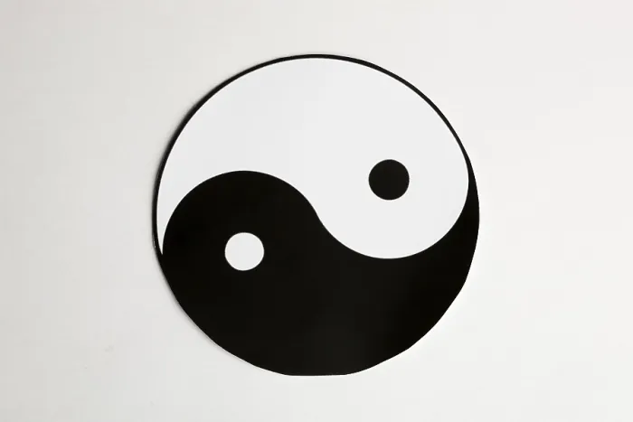 Gerahmter Druck : Yin und Yang Gerahmter Druck : Yin und Yang