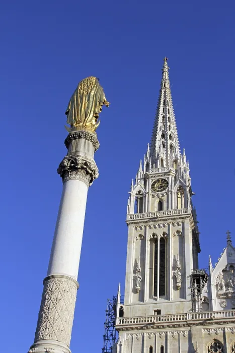 Gerahmter Druck : Dom von Zagreb