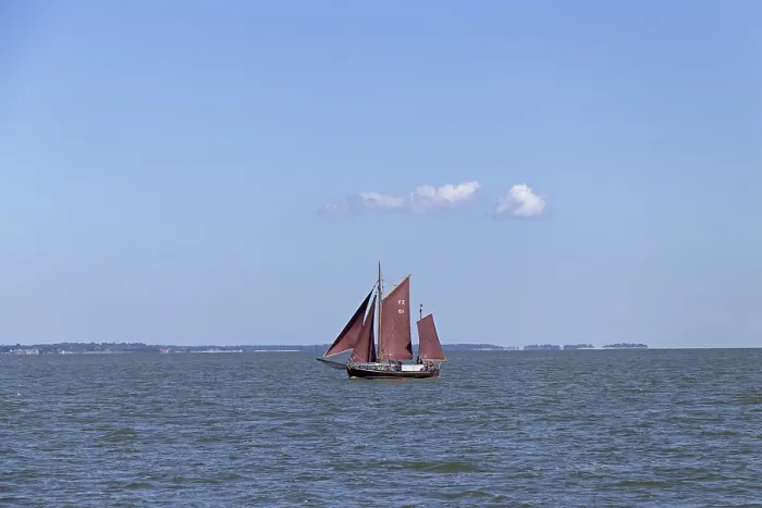 Gerahmter Druck : Seebotasport-Regatta, Wustrow, Saaler Bodden Gerahmter Druck : Seebotasport-Regatta, Wustrow, Saaler Bodden