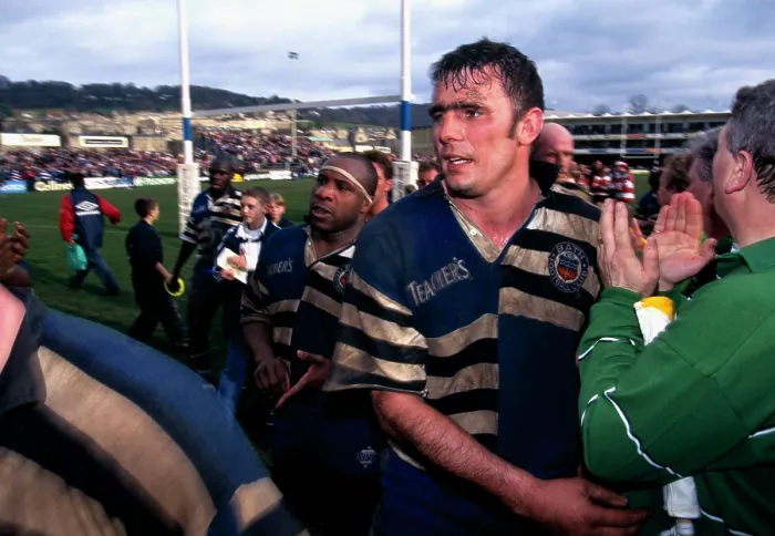 Gerahmter Druck : Bath gegen Gloucester Gerahmter Druck : Bath gegen Gloucester