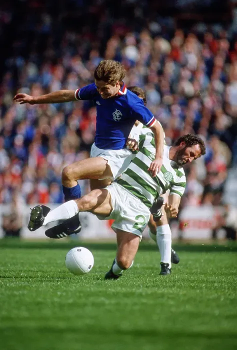 Gerahmter Druck : Rangers gegen Celtic