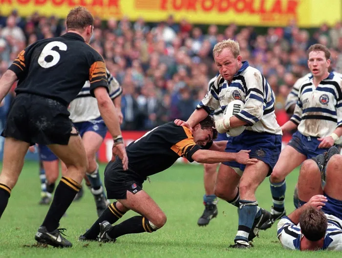 Gerahmter Druck : Wasps gegen Bath Gerahmter Druck : Wasps gegen Bath
