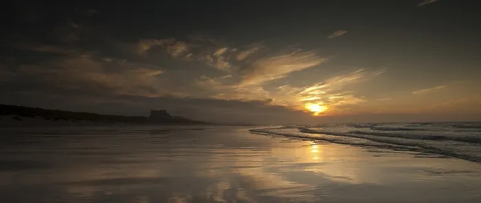 Gerahmter Druck : Englische Küste Bamburgh Castle Gerahmter Druck : Englische Küste Bamburgh Castle