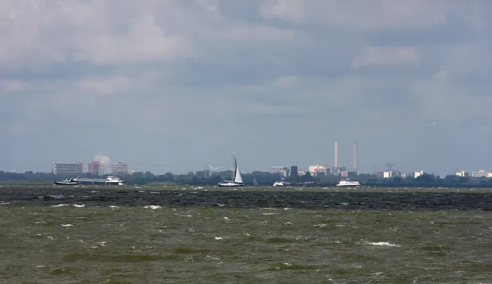 Gerahmter Druck : IJmeer Blick auf Amsterdam Gerahmter Druck : IJmeer Blick auf Amsterdam