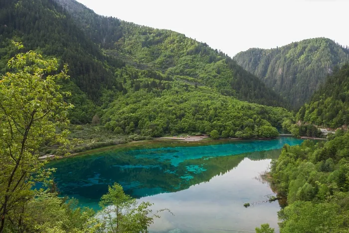 Gerahmter Druck : Jiuzhaigou