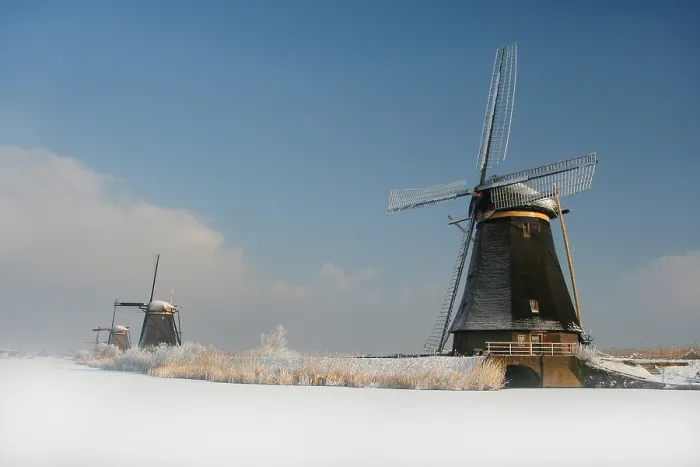 Gerahmter Druck : Kinderdijk Gerahmter Druck : Kinderdijk