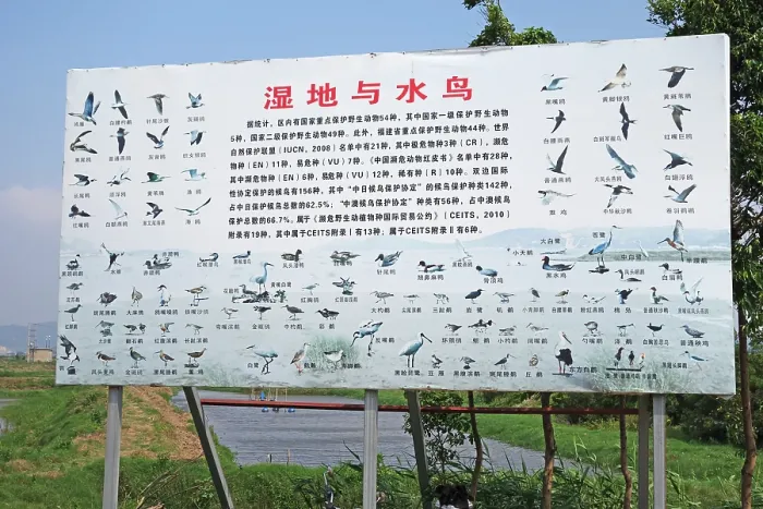 Gerahmter Druck : Minjiang-Schild