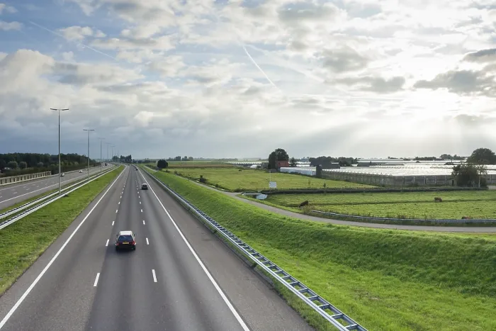 Gerahmter Druck : Übersicht der A4 Autobahn Gerahmter Druck : Übersicht der A4 Autobahn