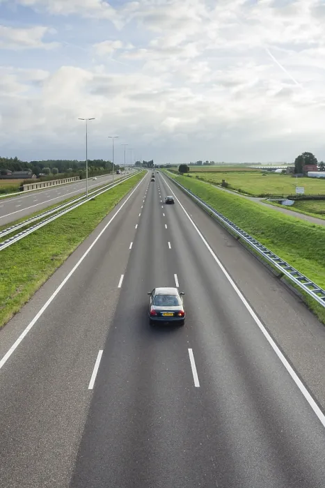 Gerahmter Druck : Übersicht der A4-Autobahn Gerahmter Druck : Übersicht der A4-Autobahn