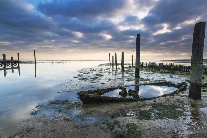 Gerahmter Druck : Hafen von Cocksdorp Gerahmter Druck : Hafen von Cocksdorp