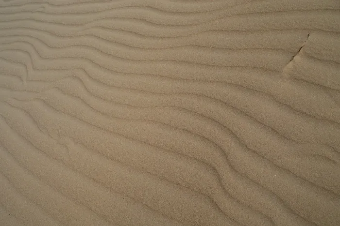 Gerahmter Druck : Dünen von Sand