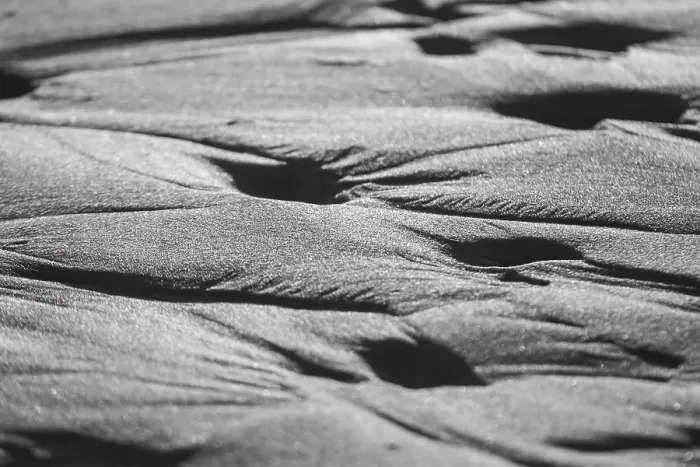 Gerahmter Druck : Sandmuster Gerahmter Druck : Sandmuster