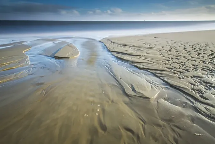 Gerahmter Druck : Sandmuster Gerahmter Druck : Sandmuster