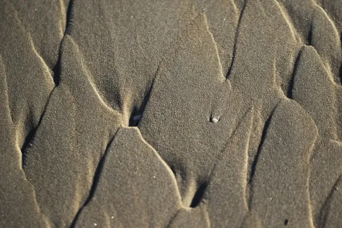 Gerahmter Druck : Sandmuster