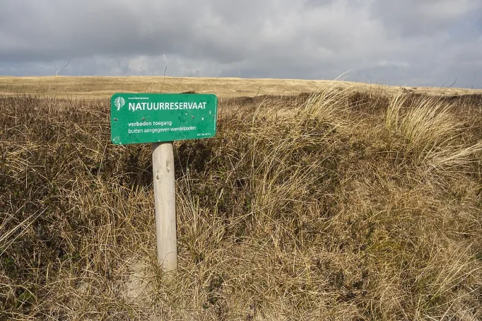 Gerahmter Druck : Schild auf Texel Gerahmter Druck : Schild auf Texel