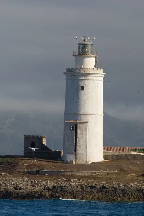 Gerahmter Druck : Tarifa. Der Leuchtturm von Tarifa; Leuchtturm bei Tarifa Gerahmter Druck : Tarifa. Der Leuchtturm von Tarifa; Leuchtturm bei Tarifa