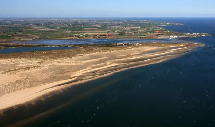 Gerahmter Druck : Texel von oben gesehen. Gerahmter Druck : Texel von oben gesehen.