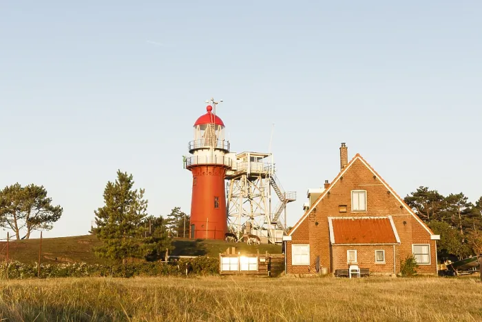 Gerahmter Druck : Leuchtturm