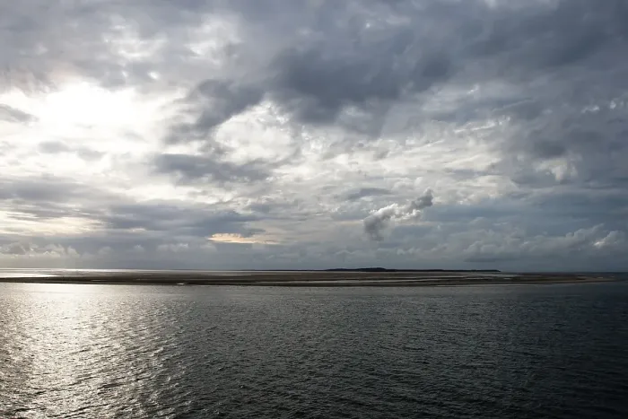 Gerahmter Druck : Waddenzee, Waddensea Wattenmeer