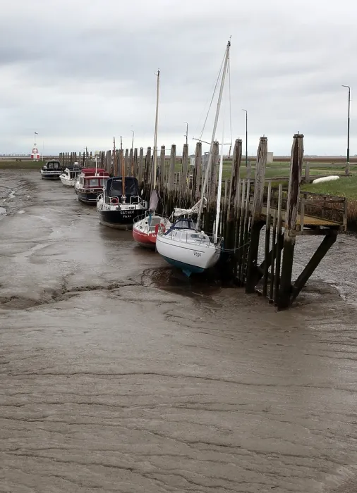 Gerahmter Druck : Westerschelde, Niedrigwasser. Gerahmter Druck : Westerschelde, Niedrigwasser.