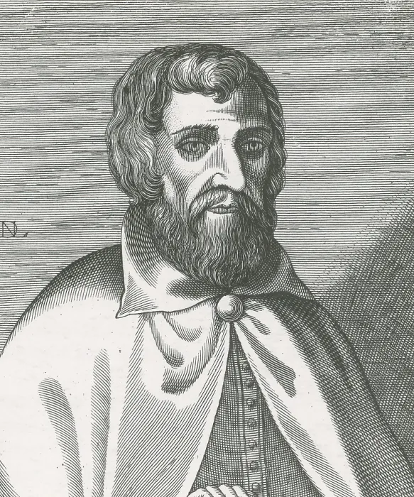 Gerahmter Druck : Arnaldus von Villanueva, spanischer Universalgelehrter. Gerahmter Druck : Arnaldus von Villanueva, spanischer Universalgelehrter.
