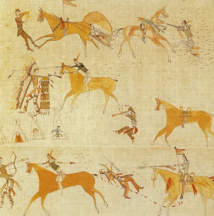 Gerahmter Druck : Indigene amerikanische Kunst. Gerahmter Druck : Indigene amerikanische Kunst.