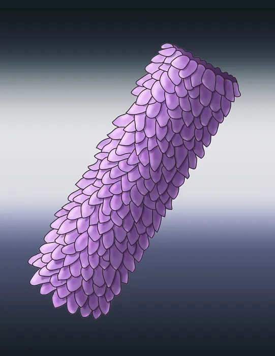 Gerahmter Druck : Virus-Form, Polyedrisch, Illustration Gerahmter Druck : Virus-Form, Polyedrisch, Illustration