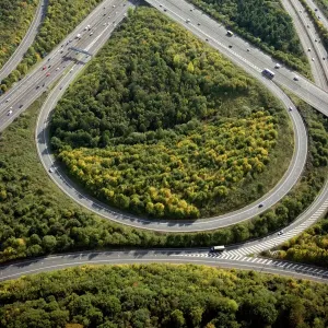 Bau von Autobahnen
