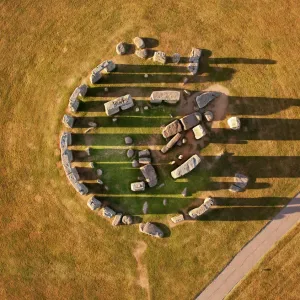 Stonehenge Aerial View Print Stonehenge Aerial View Print