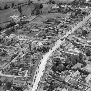 Wootton Bassett Print, 1930 Aerial View
