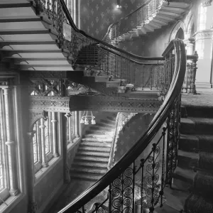 St Pancras Hotel Print: Grand Staircase Interior