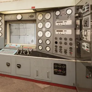 Control Panel Print DP236830, Hucknall Airfield Interior Control Panel Print DP236830, Hucknall Airfield Interior