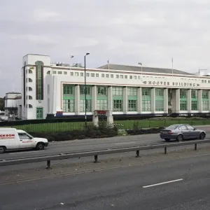 Hoover Building Print: Modernist Factory Facade Hoover Building Print: Modernist Factory Facade