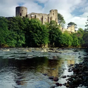 Barnard Castle Print, North West View