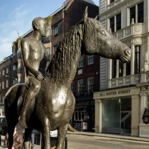 Frink Horse and Rider Print Frink Horse and Rider Print