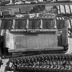 The Baseball Ground Print, an aerial view of a football stadium The Baseball Ground Print, an aerial view of a football stadium