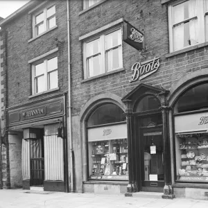 Print of Boots exterior on Sheep Street, Skipton